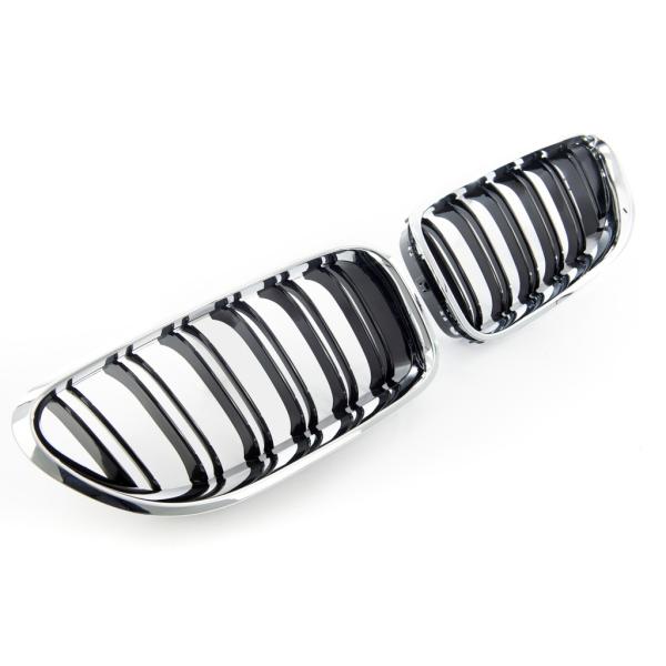 Sportgrill Kühlergrill kompatibel mit BMW 6er F12 / F13 11-18 Chrom schwarz