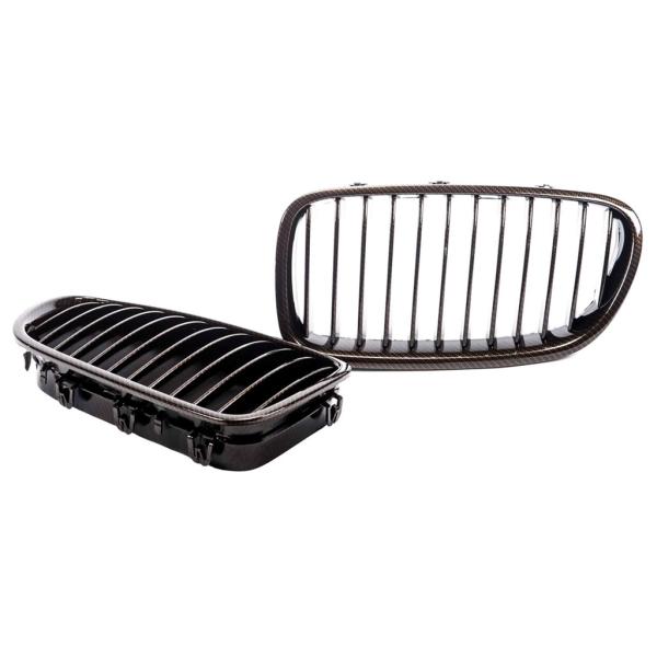 Sportgrill Kühlergrill kompatibel mit BMW 5er F10 / F11 10-18 Carbon Look