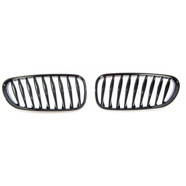 Sportgrill Kühlergrill kompatibel mit BMW Z4 E85 / E86 02-08 glanz schwarz