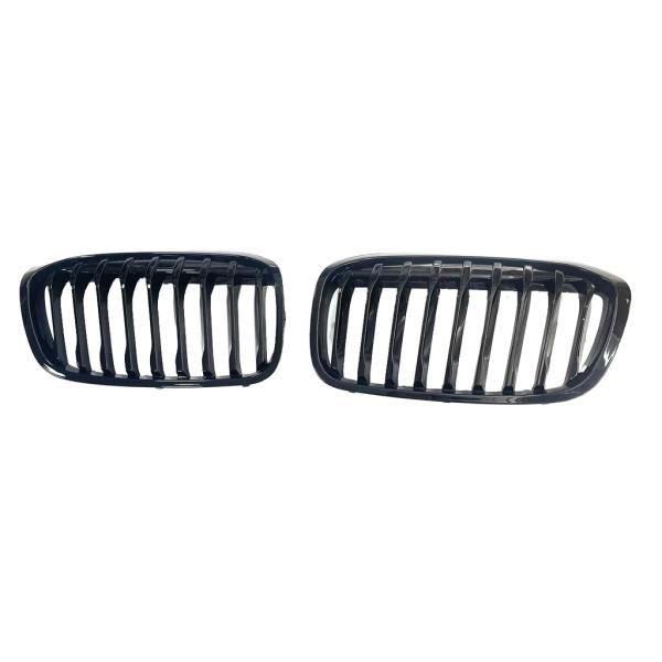 Sportgrill Kühlergrill kompatibel mit BMW 2er F45 / F46 18-21 glanz schwarz