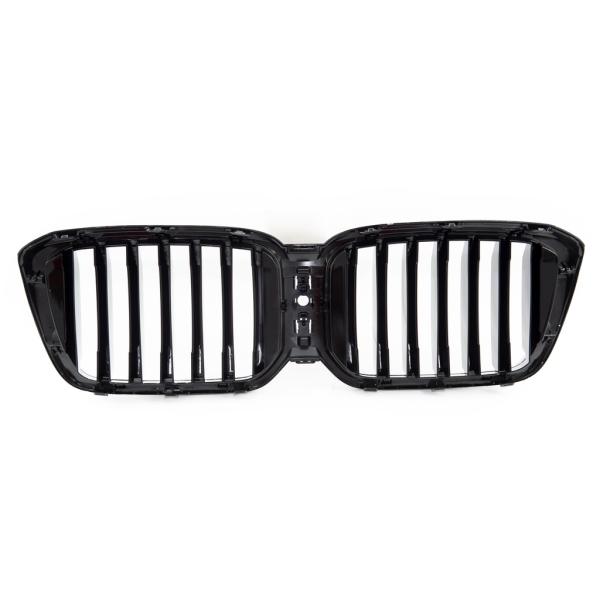 Sportgrill Kühlergrill kompatibel mit BMW X3 G01 / X4 G02 21- glanz schwarz