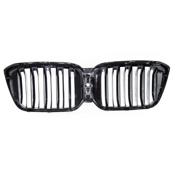 Sportgrill Kühlergrill Doppelsteg kompatibel mit BMW X3 X4 ab21- glanz schwarz