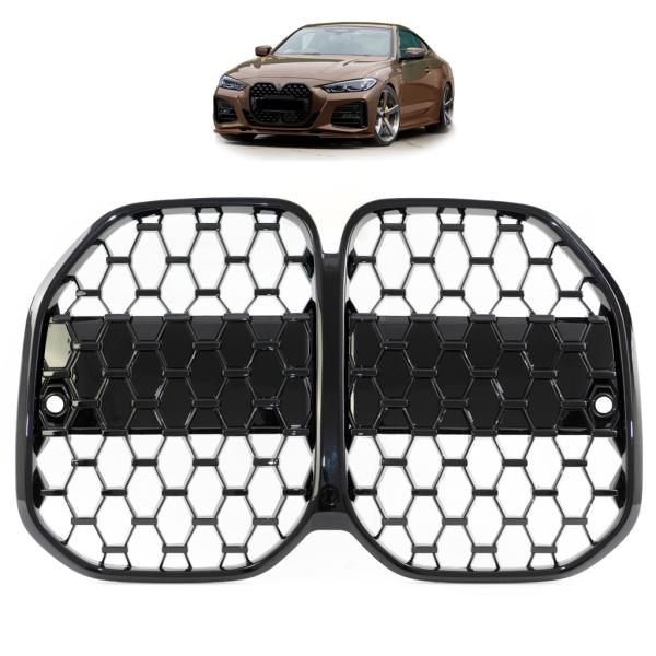 Sport-Performance Kühlergrill Schwarz Glanz ohne ACC für BMW 4er G22 G23 auch M
