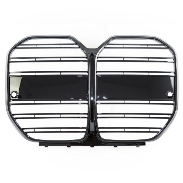 Sport Doppelsteg Kühlergrill Schwarz Glanz ohne ACC für BMW 4er G26 Gran Coupe