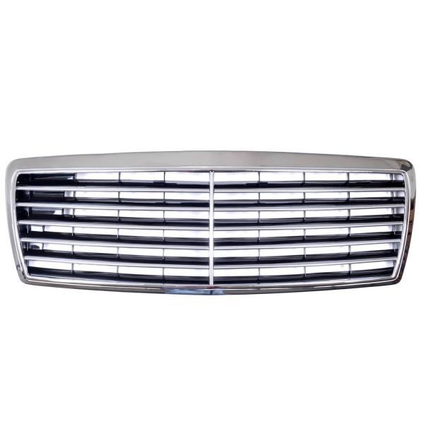Für Mercedes C-Klasse W202 Kühlergrill Grill Chrom Schwarz 93-00