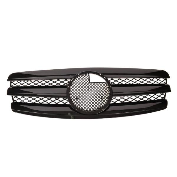 Kühlergrill Schwarz glanz für Mercedes E-Klasse W211 S211  2002 - 2006