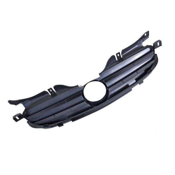 Kühlergrill hochglanz Schwarz + Chromleiste passend für Mercedes SLK R170 96-04
