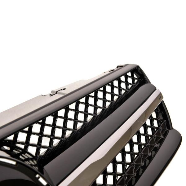 Sport Kühlergrill Schwarz Chromfür Mercedes Benz SL (R230) Vorfacelift ab 01-05