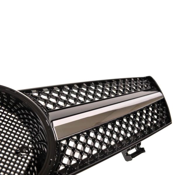 Kühlergrill Gitter glanz Schwarz Chrom passt für CLS C219 W219 04-08 kein AMG