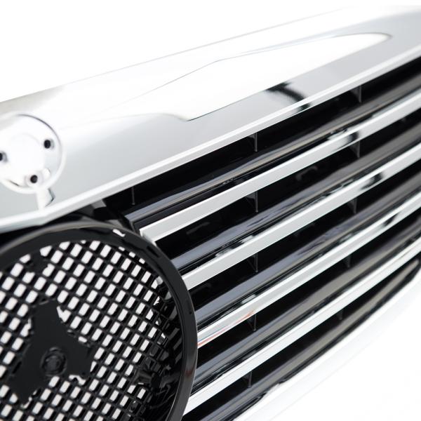 Sport Kühlergrill Chrom Silber für Mercedes Benz S-Klasse (W221) ab 2005-2006