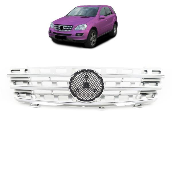 Kühlergrill chrom silber passend für Mercedes ML W164 05-08 Vormopf