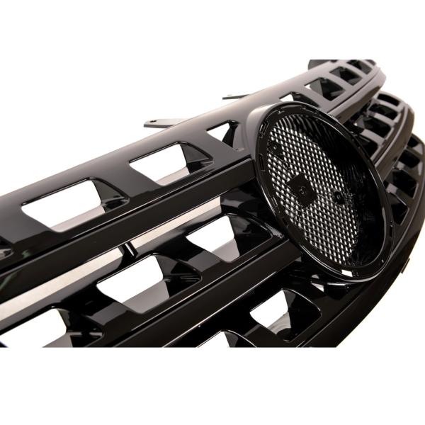 Kühlergrill Schwarz hochglanz passend für Mercedes ML W164 05-08 Vormopf