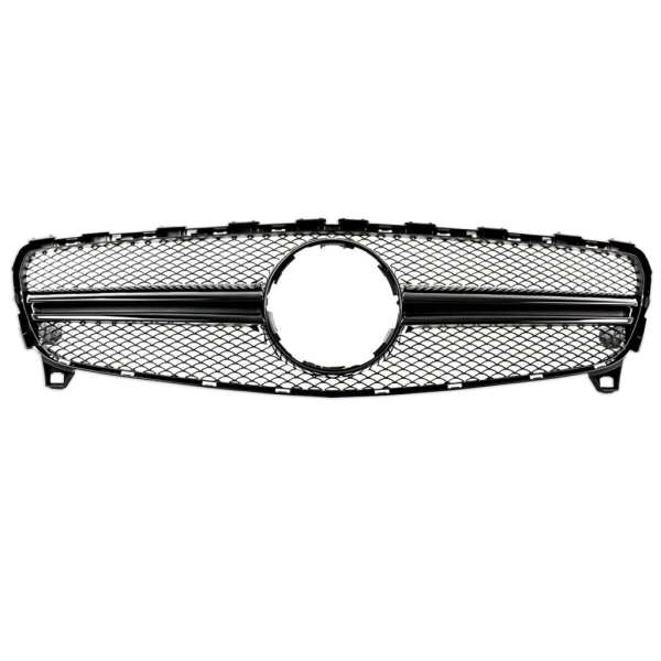 Kühlergrill Schwarz passt für Mercedes A-Klasse W176 Mopf ab 15-19 nicht A45 AMG