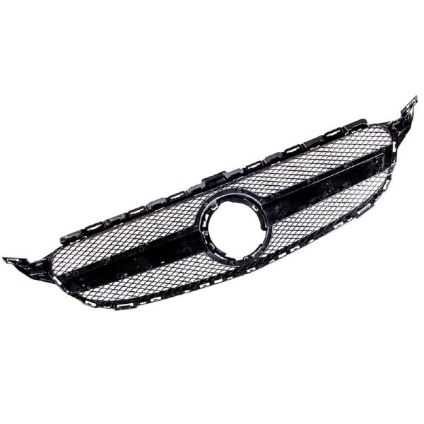 Kühlergrill Schwarz Glanz passt für Mercedes C W205 S205 MOPF nicht AMG