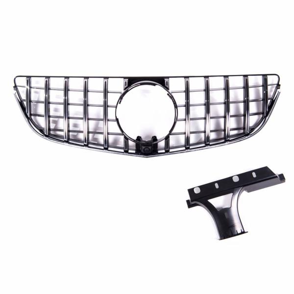 Kühlergrill Chrom passt für Mercedes E C207 A207 Mopf 13-Sport-Panamericana GT