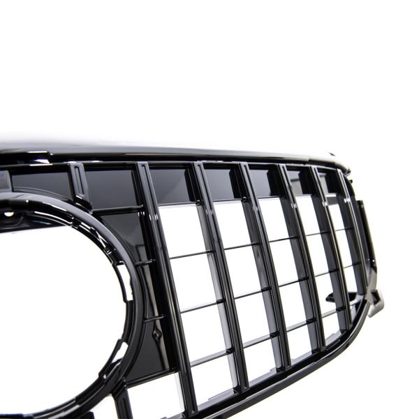 Kühlergrill Schwarz passt für Mercedes GLB X247 ohne AMG Sport-Panamericana GT