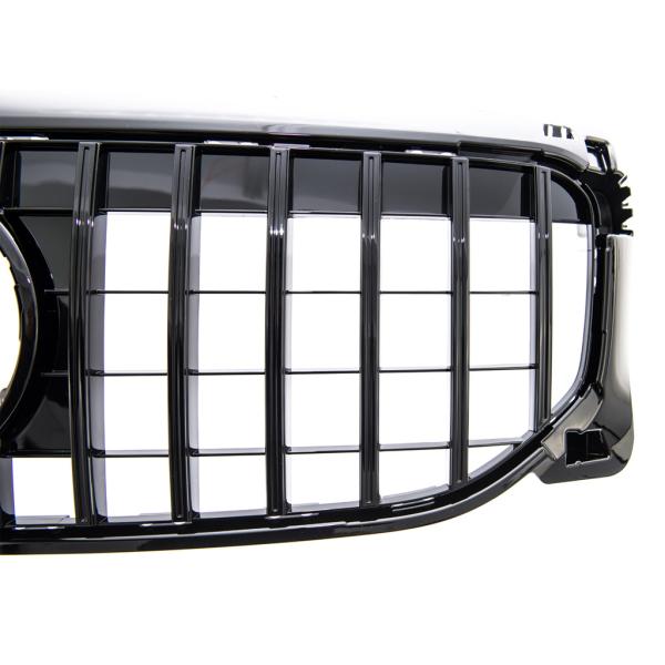 Kühlergrill Schwarz passt für Mercedes GLB X247 ohne AMG Sport-Panamericana GT
