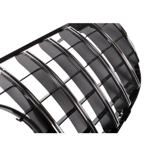 Kühlergrill Schwarz Chrom passt für Mercedes GLC X253 +Sport-Panamericana GT