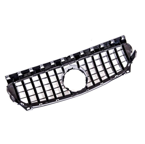 Kühlergrill schwarz glanz passt an Mercedes W117 CLA 13-16 Sport-Panamericana GT