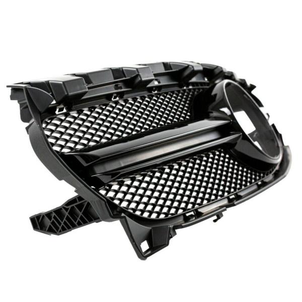 Sport Kühlergrill Schwarz Glanz passt für Mercedes C117 W117 CLA Mopf + 45 AMG
