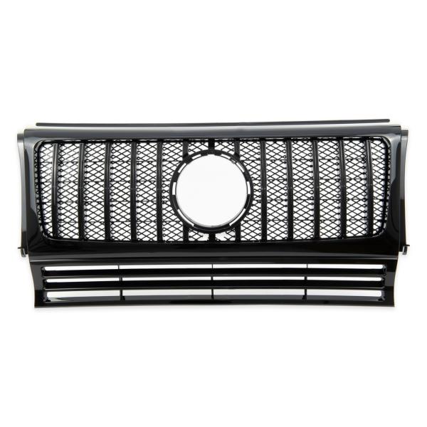 Kühlergrill Frontgrill Schwarz glanz für Mercedes G Modell W463 90-18