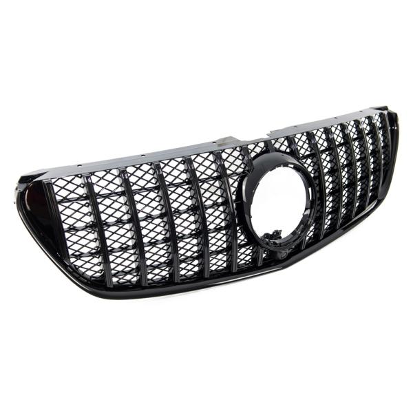 Kühlergrill Schwarz passt für Mercedes V-Klasse Viano W447 Sport-Panamericana