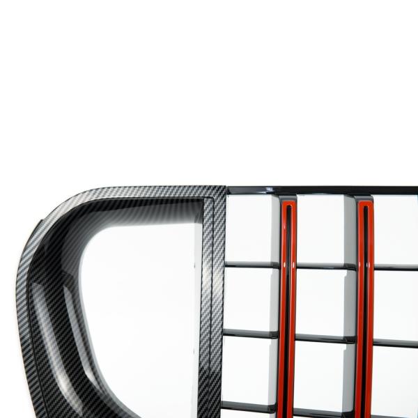 Kühlergrill Frontgrill schwarz GT-R Carbon Look für MERCEDES GLS (X167) 2018-