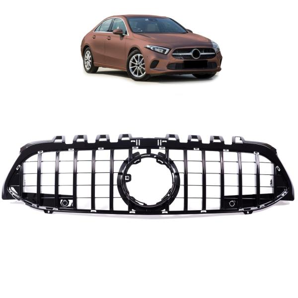 Kühlergrill Schwarz glanz für Mercedes A-Klasse W177 & Sport-Panamericana GT
