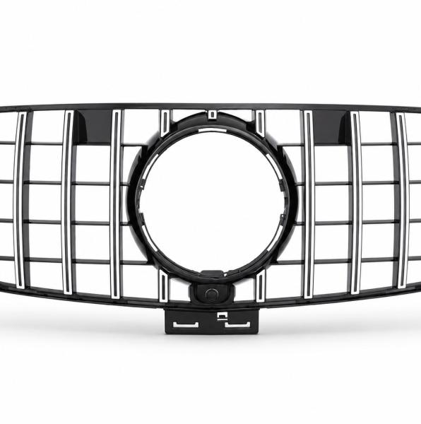 Kühlergrill Chrom passt für Mercedes GLE (ML) W166 15-18 + Sport-Panamericana GT