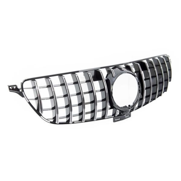 Kühlergrill Chrom passt für Mercedes GLE (ML) W166 15-18 + Sport-Panamericana GT