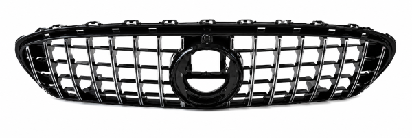 Kühlergrill chrom für Mercedes GLC X253 Facelift ohne AMG Sport Panamericana GT