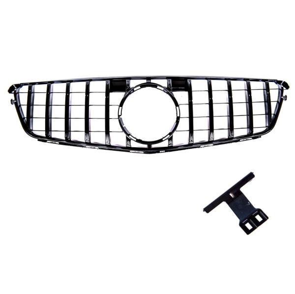 Kühlergrill Frontgrill Schwarz für Mercedes W204 S204 C204 Panamericana 07-15
