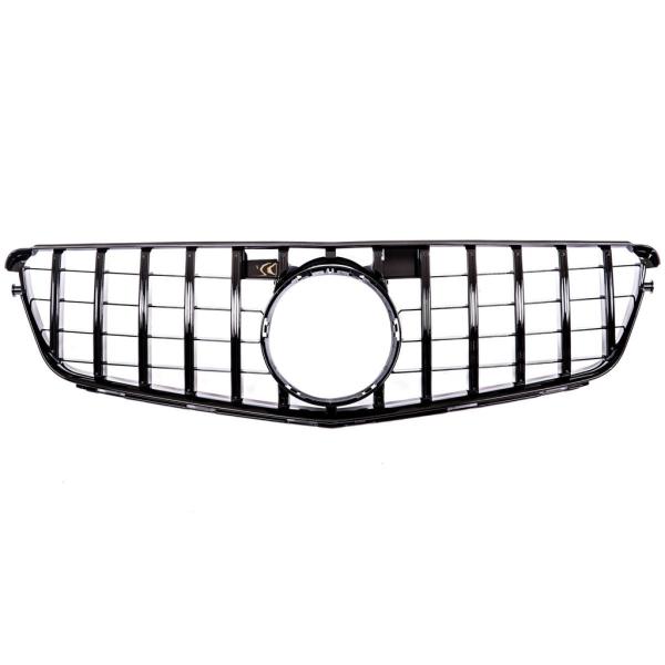 Kühlergrill Frontgrill Schwarz für Mercedes W204 S204 C204 Panamericana 07-15