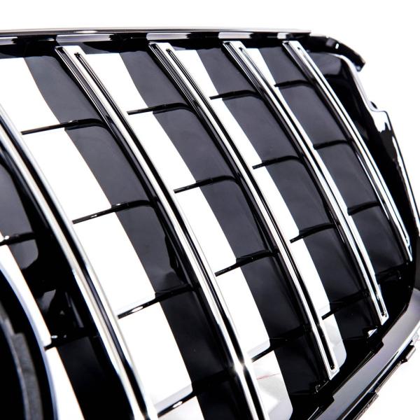 Kühlergrill Schwarz chrom für Mercedes W204 S204 C204 Panamericana 07-15