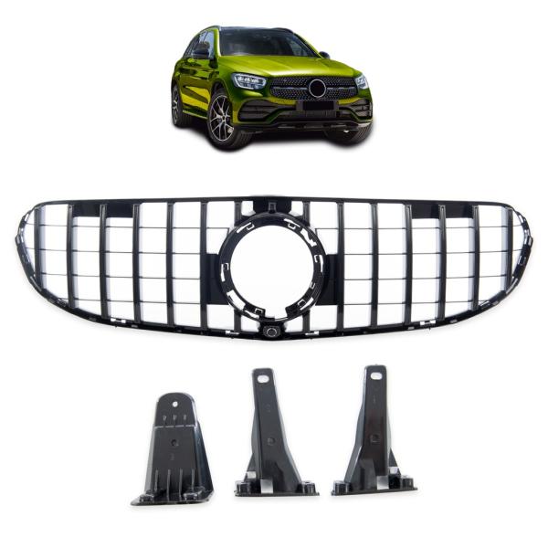 Kühlergrill passt für Mercedes GLC X253 Facelift ohne AMG Sport Panamericana GT