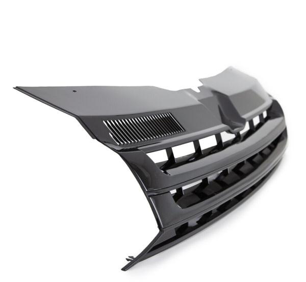 Kühlergrill Grill Clean hochglanz Schwarz Sportgrill für VW T5 GP Facelift 09-15