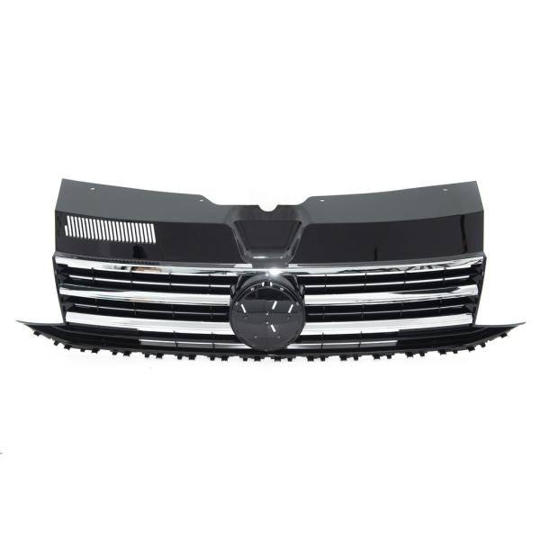 Kühlergrill Schwarz Glanz Leiste Chrom für VW T6 Multivan Transporter 2015-2019