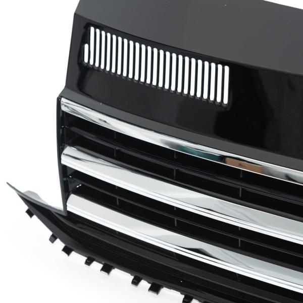 Kühlergrill Schwarz Glanz Leiste Chrom für VW T6 Multivan Transporter 2015-2019