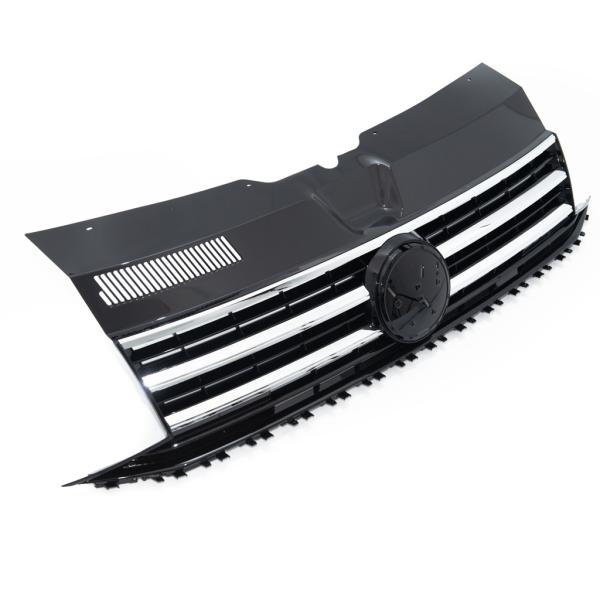 Kühlergrill Schwarz Glanz Leiste Chrom für VW T6 Multivan Transporter 2015-2019