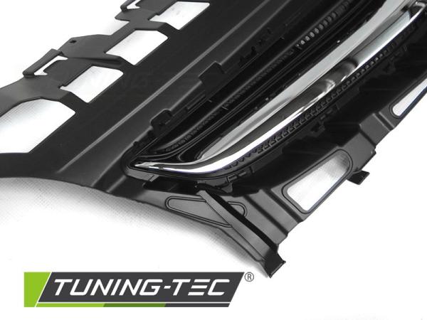 Sportgrill / Kühlergrill für Opel Astra J 12-15 (5-Türer) schwarz/chrom
