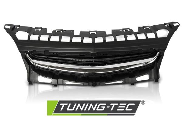Sportgrill / Kühlergrill für Opel Astra J 12-15 (5-Türer) schwarz/chrom