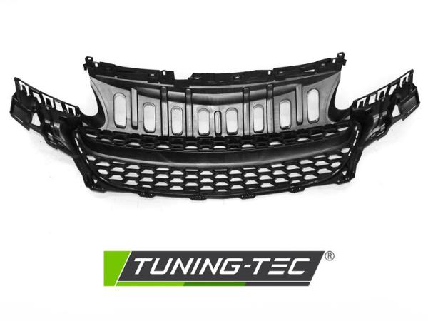 Sportgrill / Kühlergrill für Opel Corsa E 14-19 matt schwarz in Wabendesign