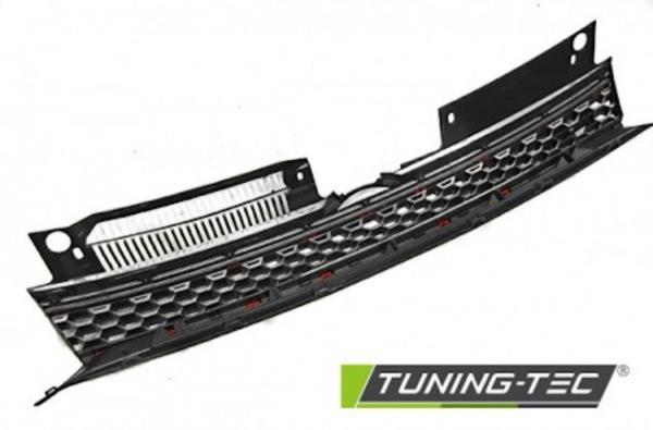 Sportgrill / Kühlergrill für Volkswagen Golf 6 09-12 schwarz/rot in Wabengitter Design