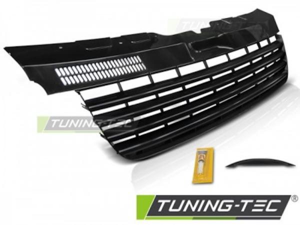 Sportgrill / Kühlergrill für Volkswagen T5 03-09 Hochglanz schwarz
