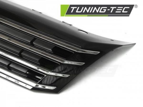 Sportgrill / Kühlergrill für Volkswagen Passat B7 10-14 schwarz/chrom