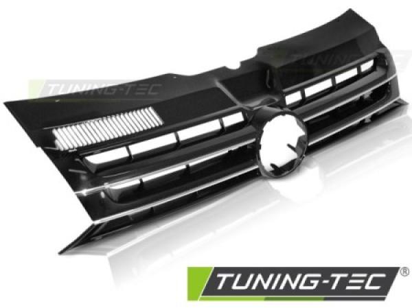 Sportgrill / Kühlergrill für Volkswagen T5 GP (Facelift) 10-15 schwarz/chrom
