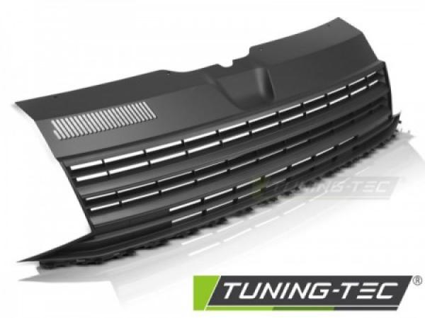 Sportgrill Kühlergrill ohne Emblem für VW T6 Bj. 2015- 2019 Schwarz Matt