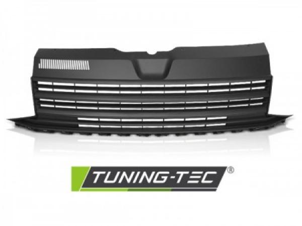 Sportgrill Kühlergrill ohne Emblem für VW T6 Bj. 2015- 2019 Schwarz Matt
