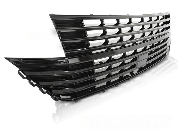 Sportgrill / Kühlergrill für Volkswagen T6.1 ab 2019 Hochglanz schwarz