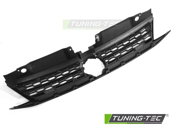 Sportgrill / Kühlergrill für Volkswagen Jetta VI 14-18 Hochglanz- schwarz/rot in Wabendesign